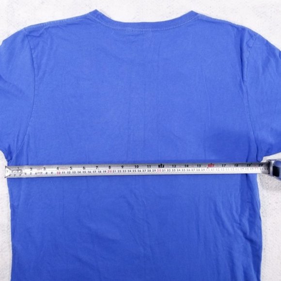 WESC Blue Vertical Spellout T-shirt, Skateboarding - Picture 7 of 7